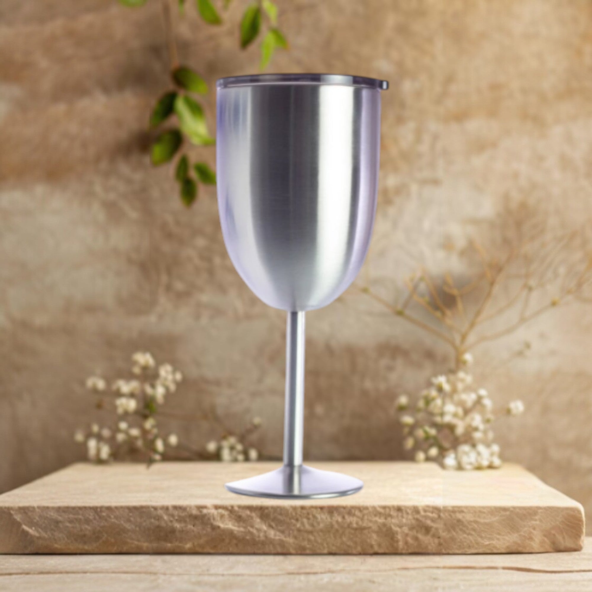 10oz Stainless Steel Wine Glass