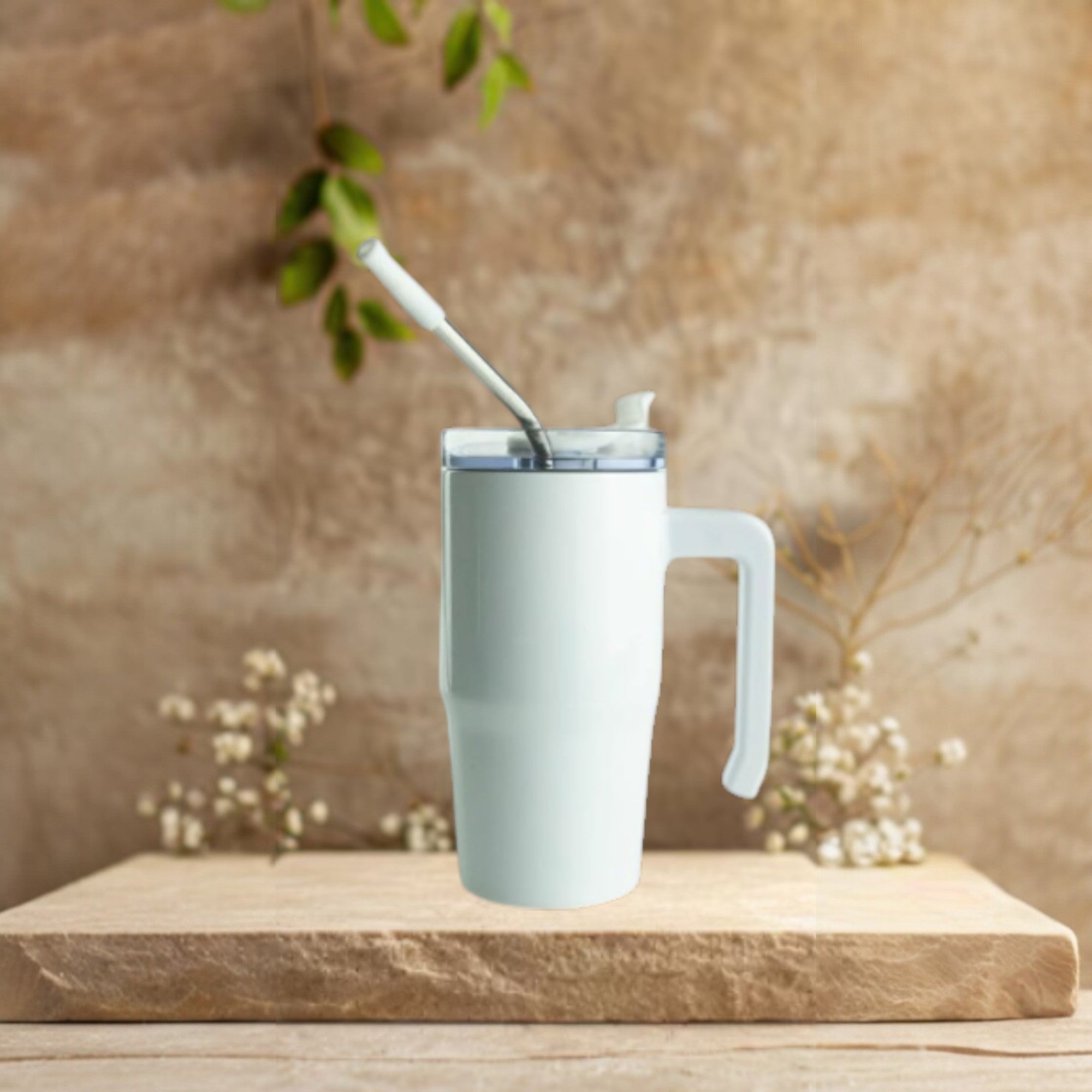 12oz Grippy Tumbler with handle