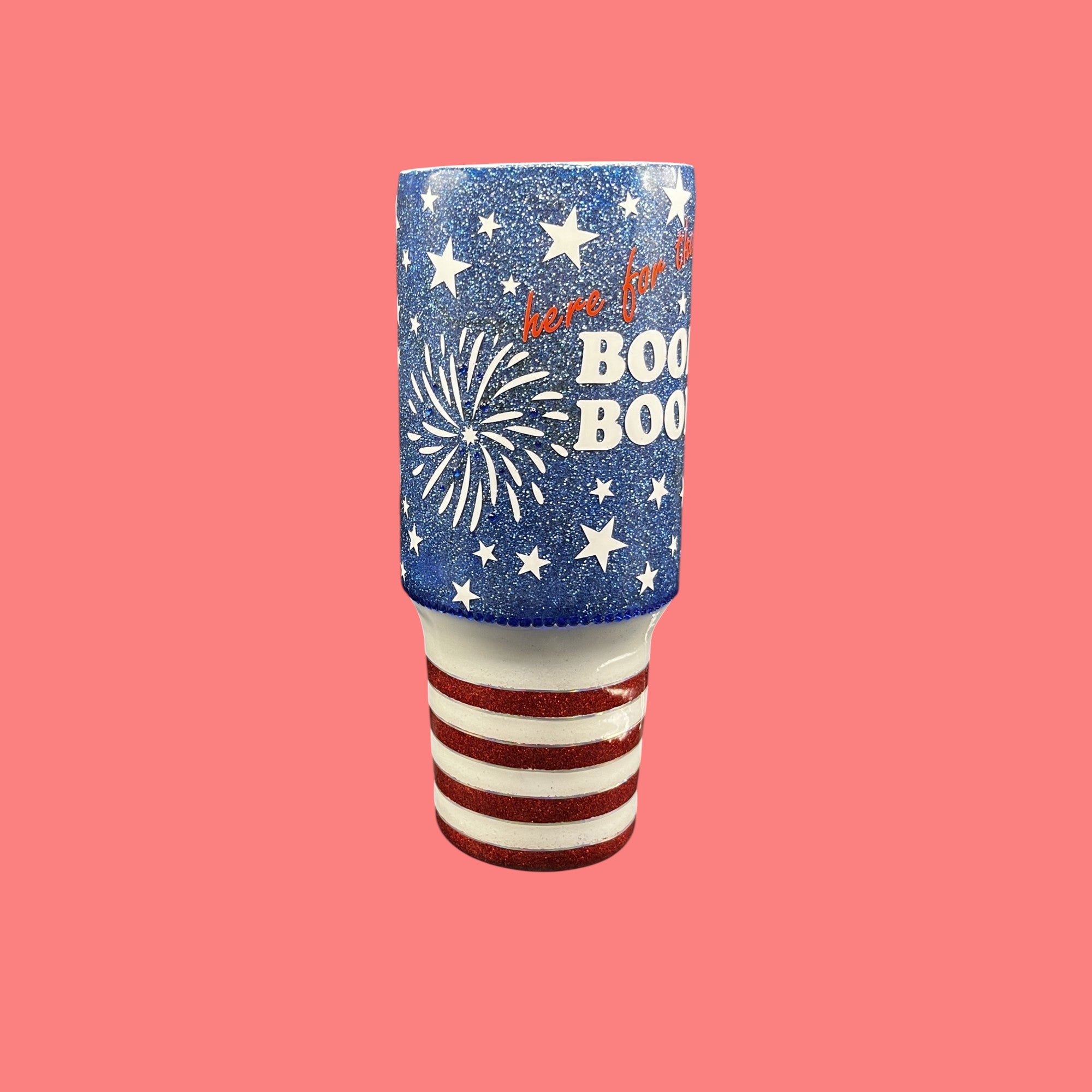 40oz Tumbler with Handle & Straw
