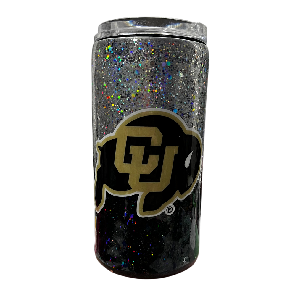 16oz 4-in-1 Stainless Steel Can Cooler Tumbler with Straw