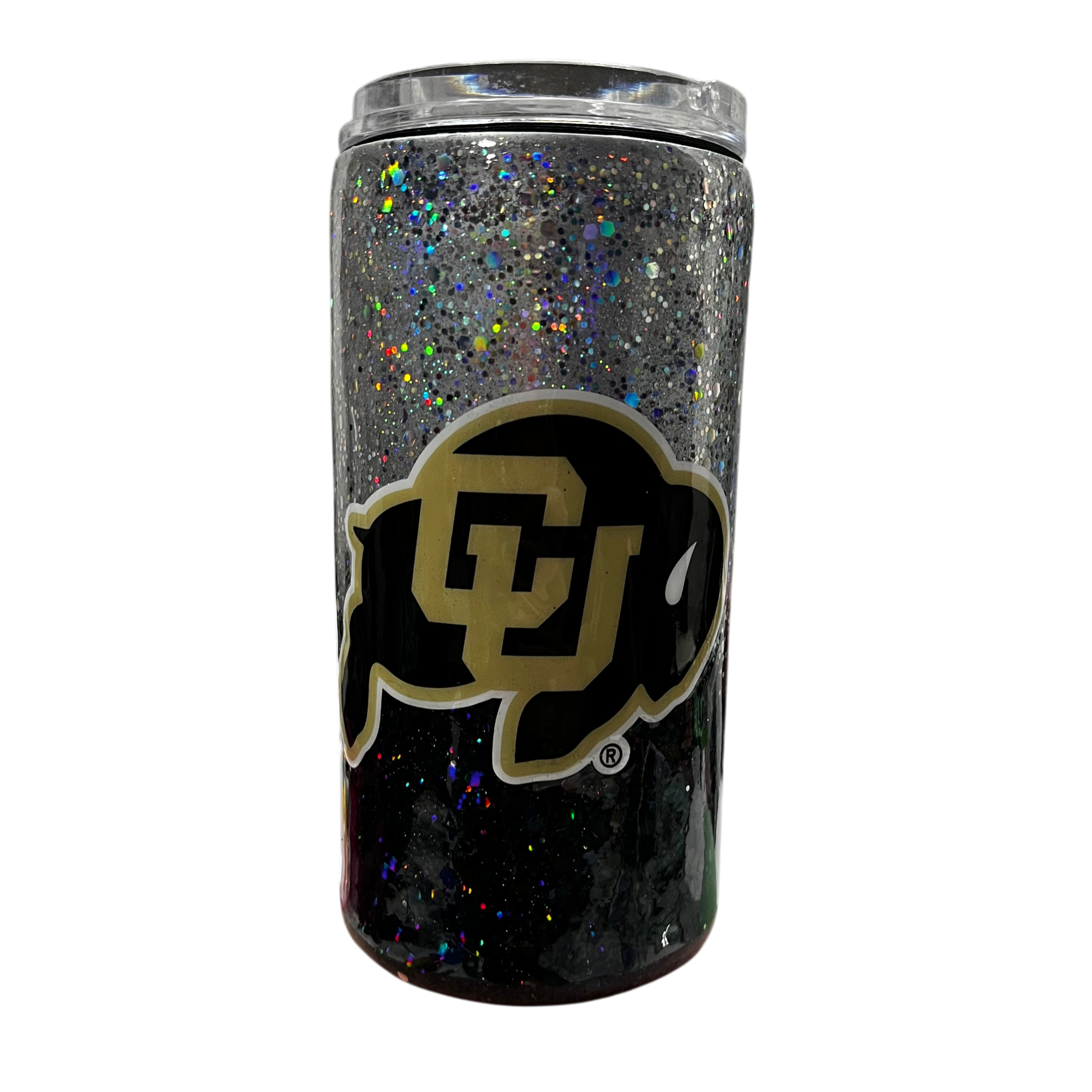 16oz 4-in-1 Stainless Steel Can Cooler Tumbler with Straw