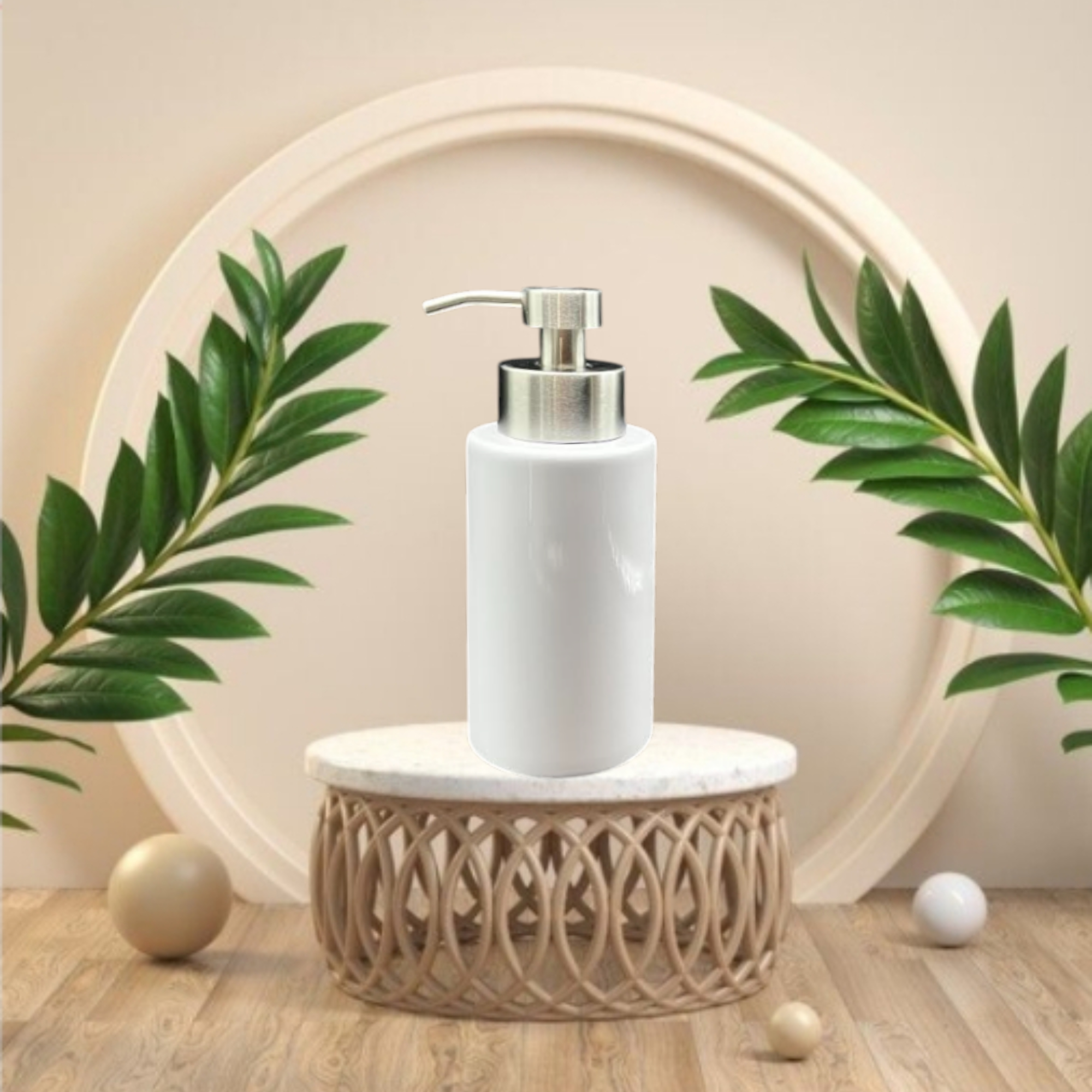 16oz Soap Dispenser – Stainless Steel Vacuum Bottle with Pump