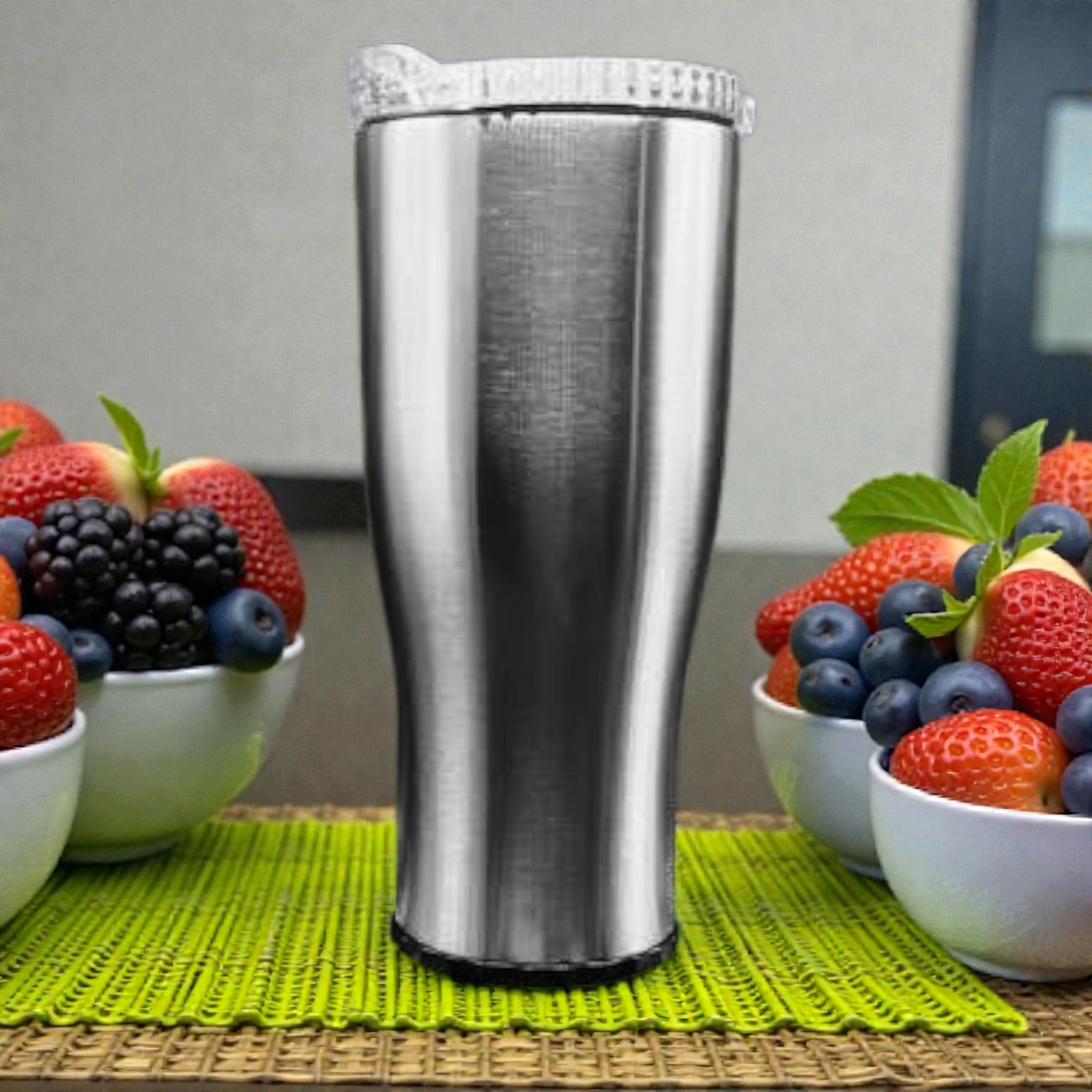30oz "Sippin’ in Style" Strawbler – Clear Lid & Collapsible Straw