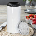 16oz 4-in-1 Stainless Steel Can Cooler Tumbler with Straw