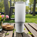 40oz Tumbler with Handle & Straw