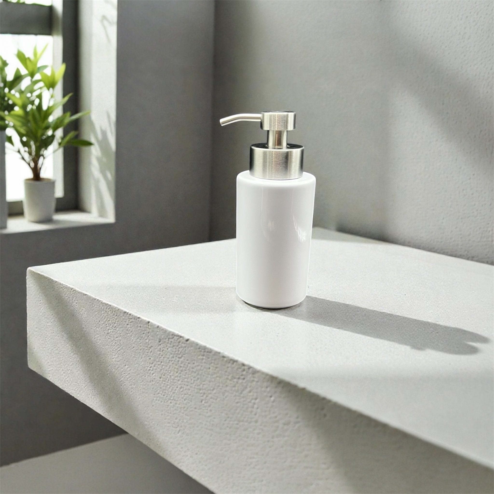 16oz Soap Dispenser – Stainless Steel Vacuum Bottle with Pump