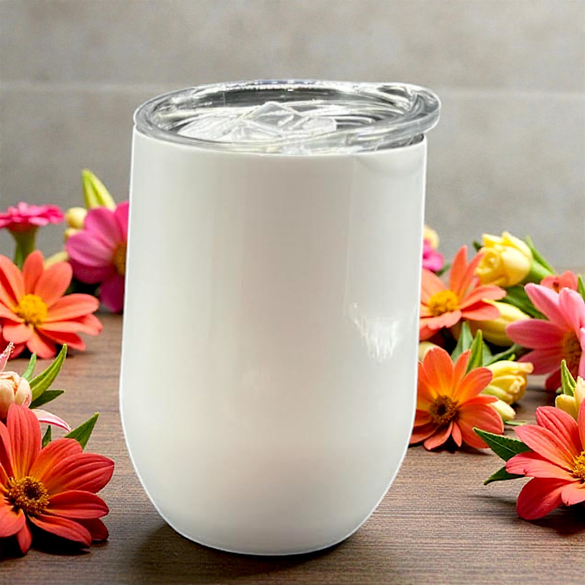 12oz Wine Tumbler – Double Wall Insulated Stainless Steel