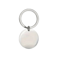 1.18" Round Customizable Stainless Steel Keychain